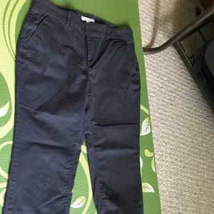 Loft Girlfriend Chinos Coastal Gray Size 10